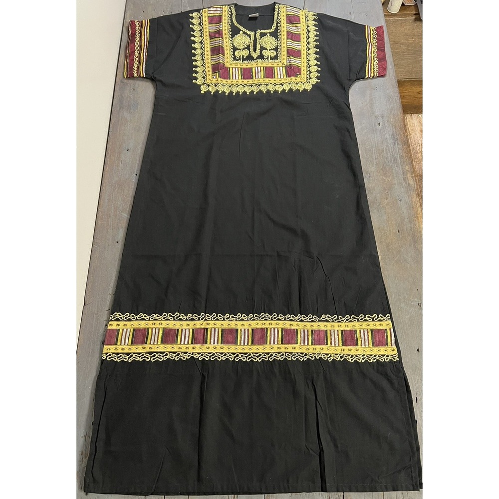Vintage H.W. BRSY Dress‎ Made In Egypt Size 3 / Large 80's